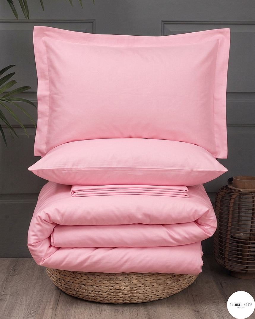 %100 Pamuklu Çift Kişilik Simple Chic Nevresim Takımı 200x220 Cm - 7