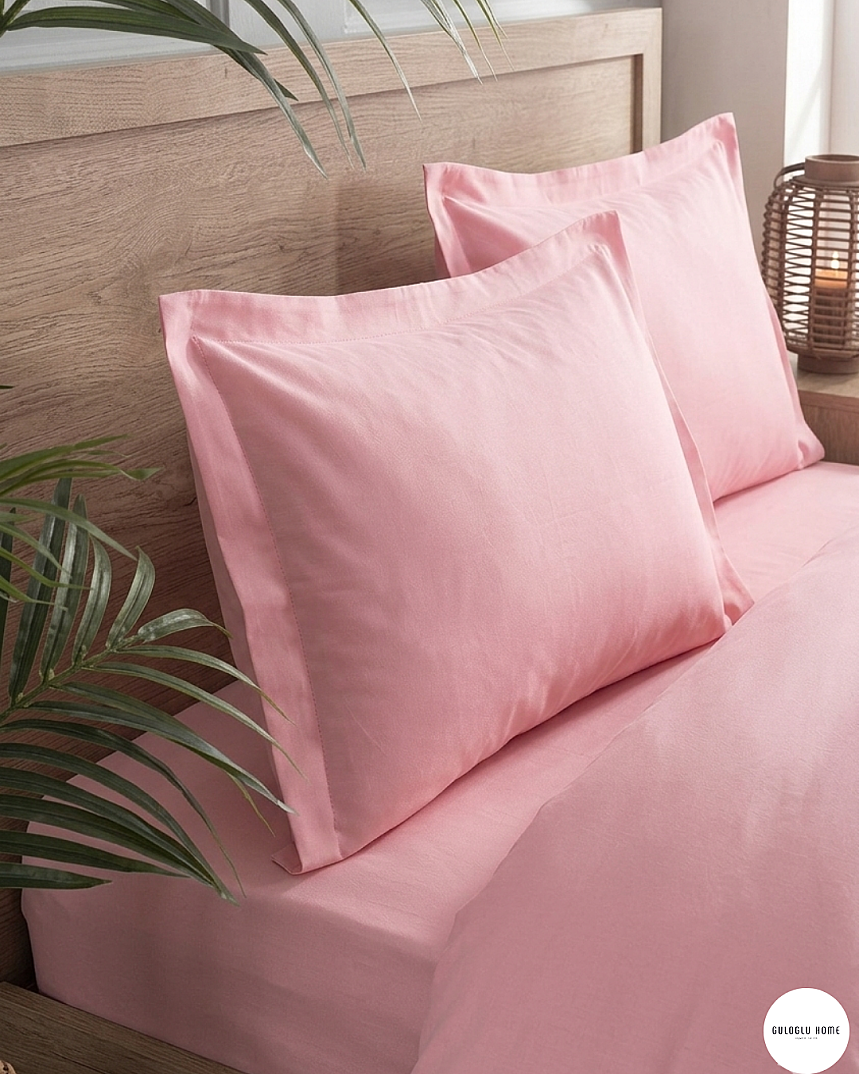 %100 Pamuklu Çift Kişilik Simple Chic Nevresim Takımı 200x220 Cm - 9