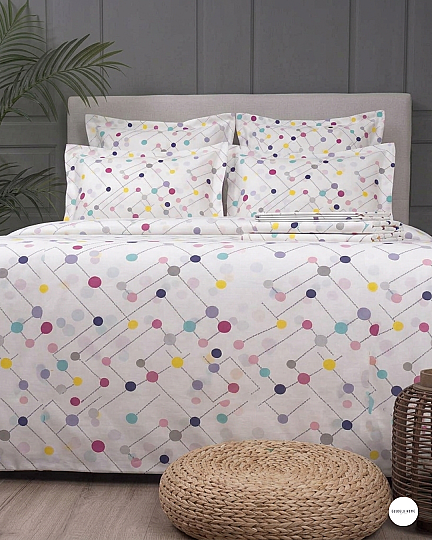 %100 Pamuklu Tek Kişilik Kozmoz Nevresim Takımı 160x220 cm - 3