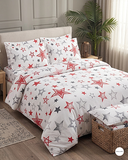 %100 Pamuklu Tek Kişilik Starlight Nevresim Takımı 160x220 cm - 2