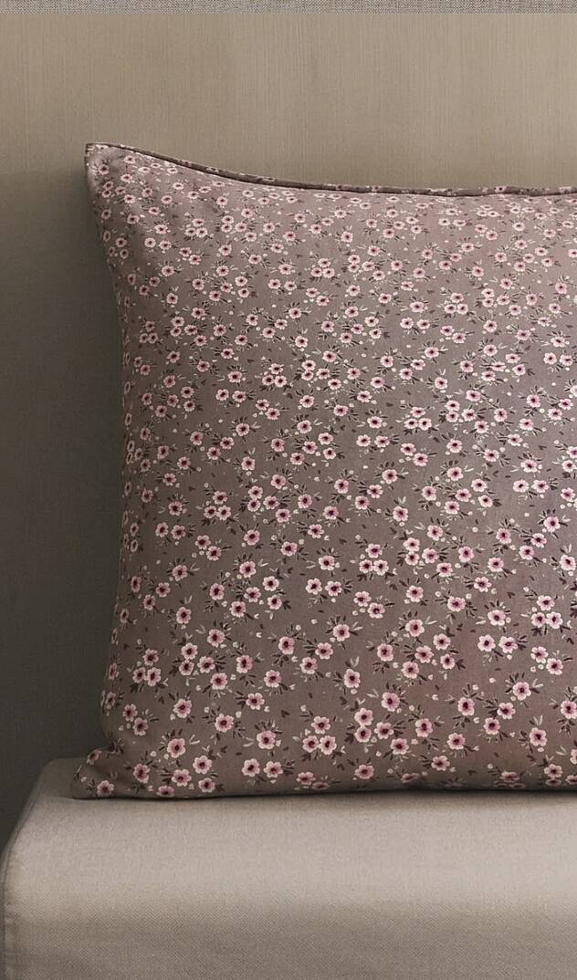 %100 Pamuklu Çıtır Çiçek 2'li Yastık Kılıfı Seti 50x70 Cm - 2
