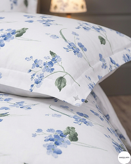 %100 Pamuklu Çift Kişilik Leaf pattern  Nevresim Takımı - 2