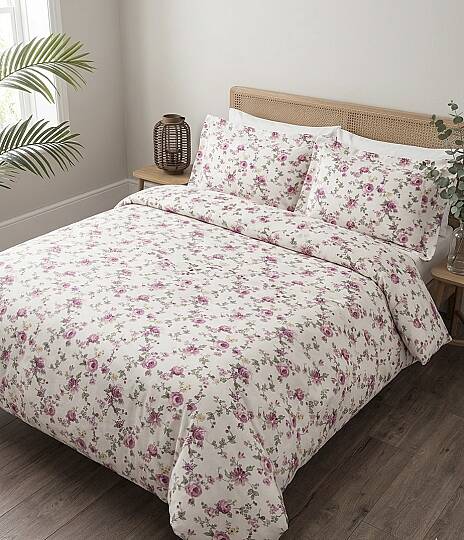 %100 Pamuklu Çift Kişilik Rosery Nevresim Takımı 200x220 cm - 3