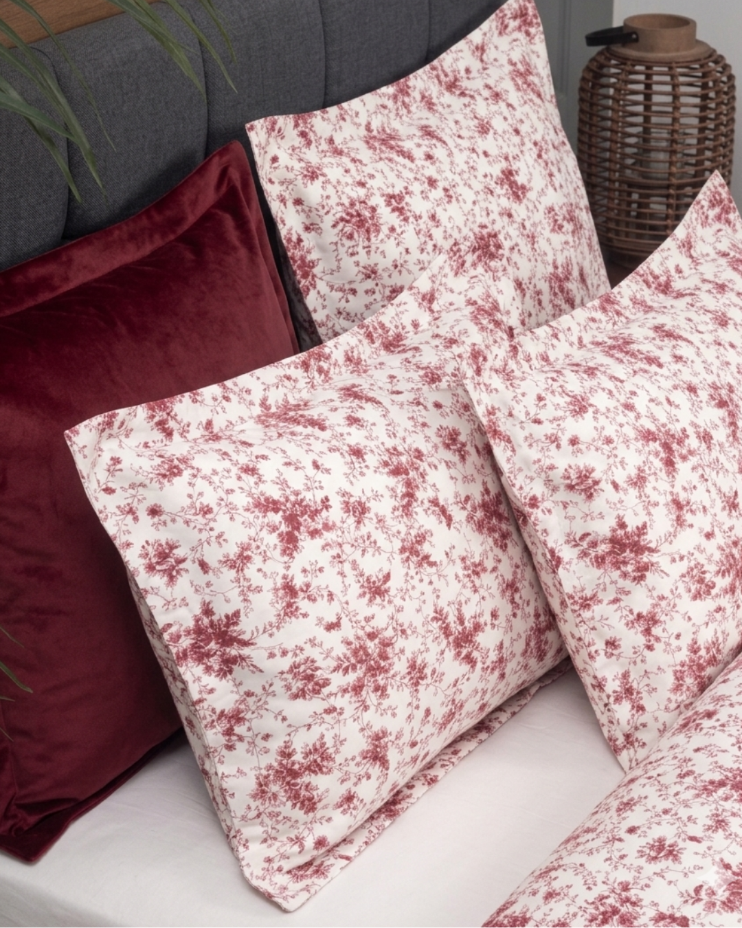 %100 Pamuklu Çift Kişilik Ruby Jasmine Nevresim Takımı 200x220 Cm - 3
