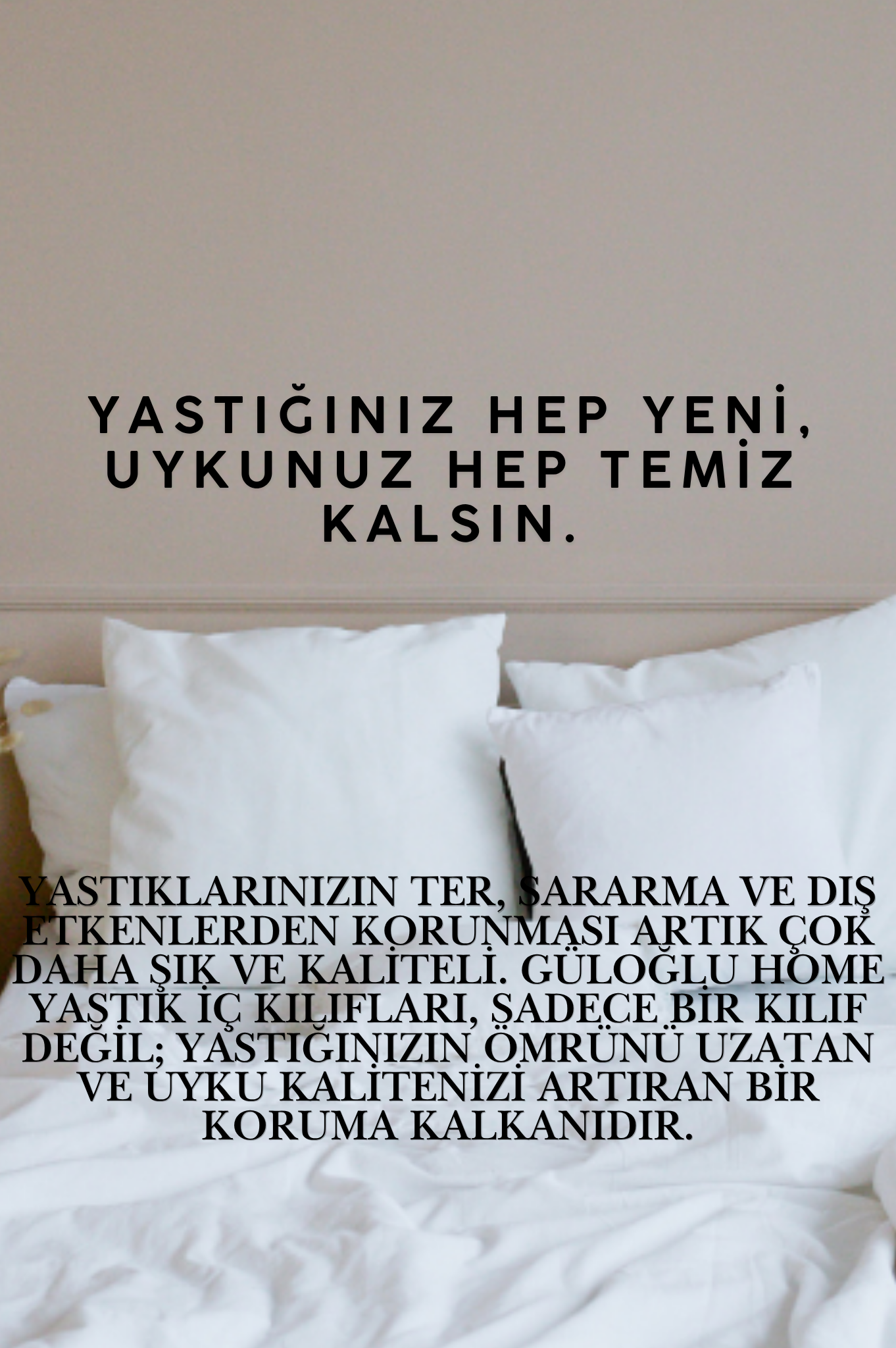 Fermuarlı 50x70 Yastık İç Kılıfı - 4