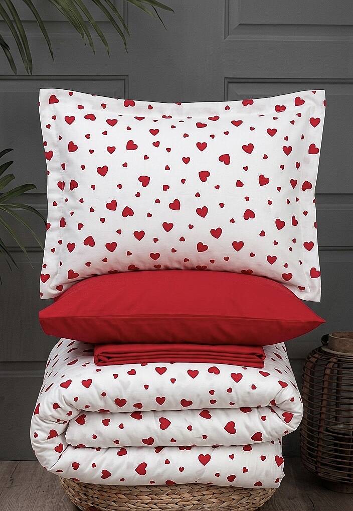 %100 Pamuklu Çift Kişilik Wonder Love Nevresim Takımı 200x220 Cm - 1