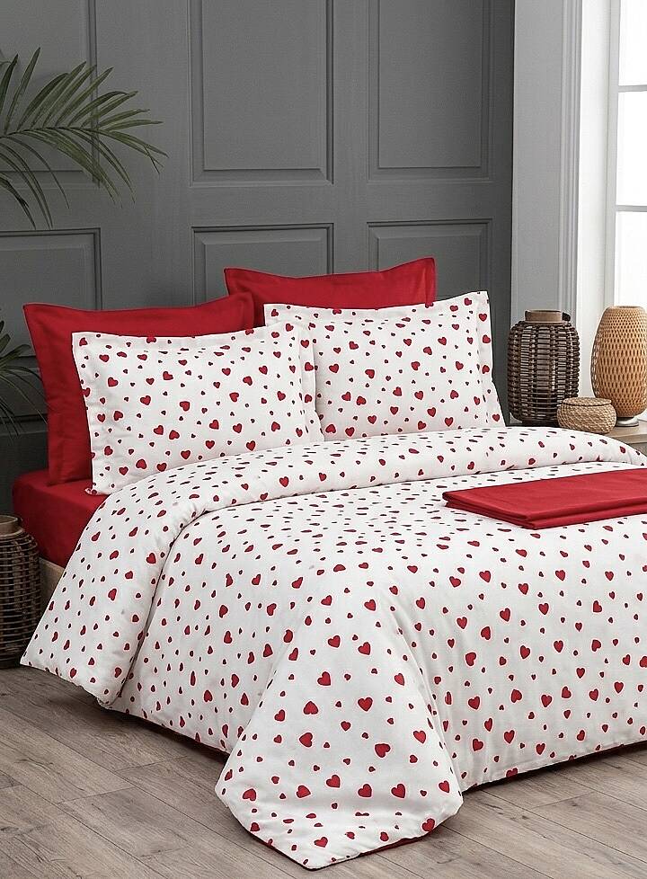 %100 Pamuklu Çift Kişilik Wonder Love Nevresim Takımı 200x220 Cm - 2