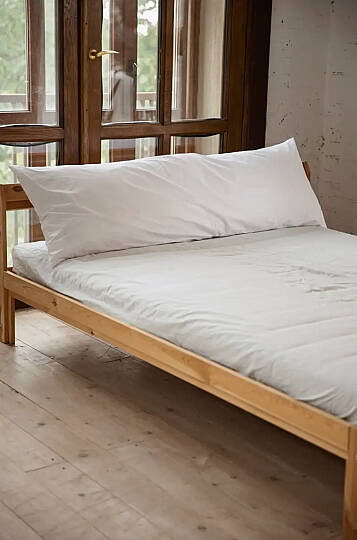 %100 Pamuklu Yıldızlı Desen Çift Yönlü Yumuşacık Vücut Sarılma Yastığı 50x150 Cm - 12